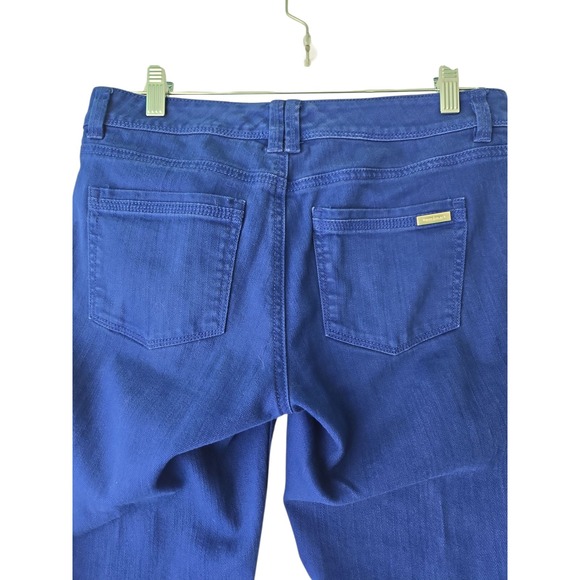 White House Black‎ Market Royal Blue SZ 4 Stretch Slim Leg Cropped Jeans Women's - Picture 9 of 13